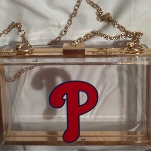 Philadelphia Phillies hard square cross body bag